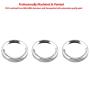 Climate Control Knob Covers for Wrangler JL， HVAC Radio Tuner Control Knobs Covers Trim Ring Bezels Interior Upgrade Kit，Compatible with Jeep Wrangler JL & Gladiators JT (2018-2021) - Silver
