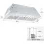 Ancona Inserta Plus Built-In Range Hood, 36-Inch, Stainless Steel - AN-1364