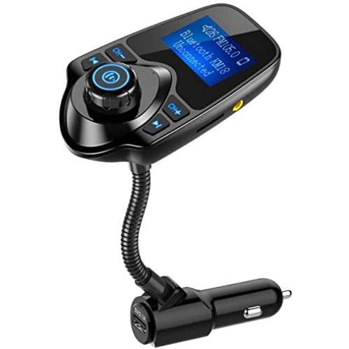Nulaxy Wireless In-Car Bluetooth FM Transmitter Radio Adapter Car Kit W 1.44 Inch Display Supports TF/SD Card and USB Car Charger for All Smartphones Audio Players Nulaxy Wireless In-Car Bluetooth FM Transmitter Radio Adapter Car Kit W 1.44 Inch Display Supports TF/SD Card and USB Car Charger for All Smartphones Audio Players