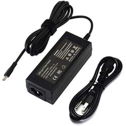 65W 45W USB Type C AC Adapter for Dell Chromebook Latitude 3500 3400 3100 3300 5300 5400 5500 7200 7300 7400 5190 2-in-1 P28T P29T P86F LA45NM150 LA45NM121 Laptop Type C Power Supply Adapter Cord