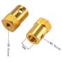 Synchronous Synchron Motor Turntable Motor Electric Synchron Motor For Cup Turner,cuptisserie,Tumbler Cup Rotator with 7mm Flexible Coupling With Lamp Cord 100-127VAC 50/60 Hz 4W CCW/CW-(4PCS 5-6RPM)
