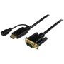 StarTech.com HDMI to VGA Cable - 10 ft / 3m - 1080p - 1920 x 1200 - Active HDMI Cable - Monitor Cable - Computer Cable (HD2VGAMM10)