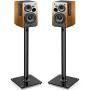 PERLESMITH Universal Floor Speaker Stands 26 Inch for Surround Sound, Klipsch, Sony, Edifier, Yamaha, Polk & Other Bookshelf Speakers Weight up to 22lbs - 1 Pair