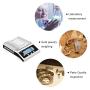 Hochoice Accuracy:0.1g Laboratory Digital Analytical Balance High-Precision Electronic Scales Industrial Scale Jewelry Scales Strain Sensor Square pan(MAX Capacity:10000g, Accuracy:0.1g)