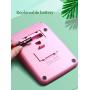 BREIS Calculator,Standard Function Desktop Electronic Calculators 12 Digit Large LCD Display and Big Button for Daily Basic Office (Pink)