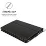 Snugg iPad Mini 5 (2019) & iPad Mini 4 (2015) Leather Case, Flip Stand Cover - Black