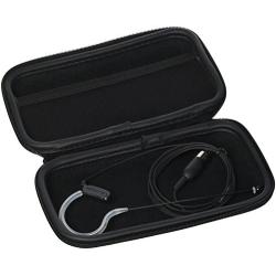 Shure MX153B/O-TQG Omnidirectional Earset Headworn Microphone, Black