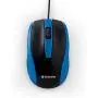 Verbatim Optical Mouse - Wired with USB Accessibility - Mac & PC Compatible - Blue - 99743