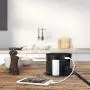 Pop Up Outlet for Kitchen Counters, Pop Up Countertop Socket with Wireless Charger, 2 USB Port, 4 AC Outlets, Automatic Retractable Pop Up Power Outlet(Black)