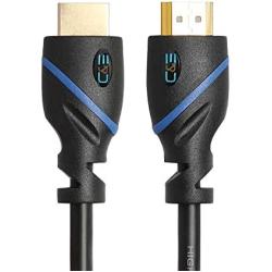 50ft (15.2M) High Speed HDMI Cable Male to Male with Ethernet Black (50 Feet/15.2 Meters) Supports 4K 30Hz, 3D, 1080p and Audio Return CNE59007