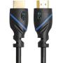50ft (15.2M) High Speed HDMI Cable Male to Male with Ethernet Black (50 Feet/15.2 Meters) Supports 4K 30Hz, 3D, 1080p and Audio Return CNE59007