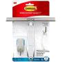 Command Bath Shower Squeegee and Hook With Water-Resistant Adhesive, Holds 1 lb, 1 Squeegee, 1 Hook, 2 Strips, BATH32-SS-ES
