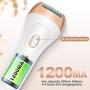 3 IN 1 Electric Callus Remover for Feet - Rechargeable Foot File Pedicure Tools, Waterproof Pedicure kit, Feet Dead Skin Shaver, Professional Feet Care for Cracked Heels & Dead Skin