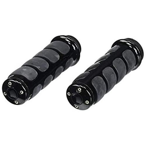Kuryakyn 6321 Premium ISO Handlebar Grips for Electronic Throttle Control: 2008-19 Harley-Davidson Motorcycles, Gloss Black, 1 Pair