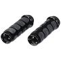 Kuryakyn 6321 Premium ISO Handlebar Grips for Electronic Throttle Control: 2008-19 Harley-Davidson Motorcycles, Gloss Black, 1 Pair
