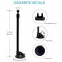 Windshield Car Phone Mount, Universal Dashboard Phone Holder with Long Arm Washable Suction Cup Car Cradle,Compatible with Phone 11 Pro Xs XS Max XR X 8 8 Plus 7 Galaxy S9 S8 S7 Note 9 10