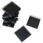 Pro Bamboo Kitchen 8pcs Heat Sink 40x40x11mm Routing PCU Radiator Electronic Heat Sink for IC Circuit Board, Motherboard