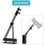 Neewer Wall Mounting Triangle Boom Arm for Photography Strobe Light, Monolight, Softbox, Umbrella, Reflector and Ring Light, Support 180 Degree Rotation, Max Length 4 Feet/125cm (Black) Neewer Wall Mounting Triangle Boom Arm for Photography Strobe Light, Monolight, Softbox, Umbrella, Reflector and Ring Light, Support 180 Degree Rotation, Max Length 4 Feet/125cm (Black)