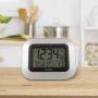 La Crosse Technology WS-8115U-S-INT Atomic Digital Wall Clock with Indoor and Outdoor Temperature