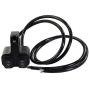 12v 16A Waterproof Motorcycle ATV 7/8inch Handlebar Double Control Kill Button Switch Headlight Turn Signal Light High/Low Beam ON Off On Switches CNC Aluminium Alloy