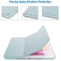 JETech Case for iPad 8/7 (10.2-Inch, 2020/2019 Model, 8th / 7th Generation), Auto Wake/Sleep Cover (Light Blue)