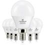 6 watt(60w Equivalent) Hansang LED Bulbs Light E12 Screw Base Candelabra Round Bulb 600 Lumen,High CRI,Daylight 5000K,G14 Decorative Bulb Non dimmable for Ceiling Fan 120V Pack of 6 (Daylight 5000K)