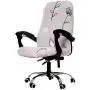 WOMACO Printed Office Chair Covers, Stretch Computer Chair Cover Universal Boss Chair Covers Modern Simplism Style High Back Chair Slipcover (A3, Large)