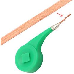 Relife Low Residue Desoldering Wick Braid come with Thumb-wheel Dispenser, No-Clean Solder Remover Wick Cord For Mobile Phone BGA PCB Repair Tool