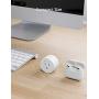Smart Plug Works with Alexa Google Assistant SmartThings for Voice Control, Teckin Mini Smart Outlet Wifi plug with Timer Function, No Hub Required, White Fcc Etl Certified 4 packs