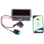 DC Motor Speed Controller Universal DC 6V 12V/24V Speed Controller Digital Display with IR Remote For Car Truck Motor Driver Heater Controller