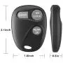 VOFONO 3 Buttons Keyless Entry Remote Control Key Fob Car Remote Fits for Chevrolet Tahoe 1996-2000/Suburban 1997-1999/Yukon1997-1999/Express 1997-2002 ABO1502T 16245100-29, 16245105