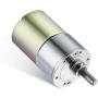 Greartisan DC 12V 30RPM Gear Motor High Torque Electric Micro Speed Reduction Geared Motor Eccentric Output Shaft 37mm Diameter Gearbox