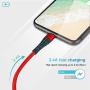 iPhone Charger 6ft, Lightning Cable 6 Foot [MFi Certified 2Pack] Long iPhone Charger Cord,Fast iPhone USB Cord for iPhone 11/11Pro/11Max/ X/XS/XR/XS Max/8/7/6/5S/SE/iPad Mini，More(Red)
