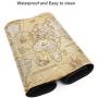Great Detail Illustration World Map Gaming Mouse Pad Computer Keyboard Mouse Mat Large Extended Soft Ultra Thick Premium-Textured & Waterproof With Stitched Edges Non-Slip Rubber Base For Work, Laptop