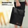 Portable Fireproof Briefcase Waterproof Document Bag Safe Protection Storage Organizer for Computer Jewelry Money Passport