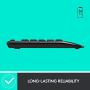 Logitech MK345 Wireless Combo Full-Sized Keyboard with Palm Rest and Comfortable Right-Handed Mouse - Black