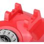 Corded Telephone Retro Rotary Dial Wired Telephone Vintage Desktop Landline Telephone(Red)