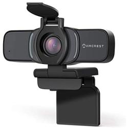 Amcrest 1080P Webcam with Microphone & Privacy Cover, Web Cam USB Camera, Computer HD Streaming Webcam for PC Desktop & Laptop w/ Mic, Wide Angle Lens & Large Sensor for Superior Low Light (AWC201-B)