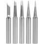 GeToo ST Series Soldering Tip for Weller WLC100, WP25, WP30, SP40L,SP40N and WP35 Irons Tips, Set of 5 Shapes