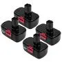 4-Pack 3.6Ah 19.2V C3 Battery Replacement for Craftsman 19.2 Volt DieHard Batteries Ni-Mh C3 315.115410 130279005 315.11485 1323903 130235021