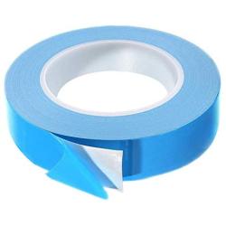 Thermal Tape, 25m x 20mm x 0.2mm Double Side Thermal Adhesive Tapes Cooling Pad Apply to Heatsink, LED, IGBT, IC Chip, Computer CPU,GPU, Modules, MOS Tube, SSD Drives
