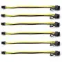 Endlesss 6 Pin Male to 8 Pin (6+2) Male PCIe Adapter Power Cable PCI Express Extension Cable 12.5 Inches (6 Pack) Endlesss 6 Pin Male to 8 Pin (6+2) Male PCIe Adapter Power Cable PCI Express Extension Cable 12.5 Inches (6 Pack)