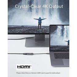 Anker USB C to HDMI Adapter (4K@60Hz), PowerExpand+ Aluminum Portable USB C Adapter, for MacBook Pro, MacBook Air, iPad Pro, Pixelbook, XPS, Galaxy, and More (Compatible with Thunderbolt 3 ports)