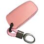 Pink Leather 5 Buttons Smart Key Fob Case Case Remote Skin Holder Protector Jacket For 2017 Ford Fusion F250 F350 F450 F550 Edge 2018 Explorer Expedition Keyless Control Pink Leather 5 Buttons Smart Key Fob Case Case Remote Skin Holder Protector Jacket For 2017 Ford Fusion F250 F350 F450 F550 Edge 2018 Explorer Expedition Keyless Control