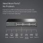 TP-Link 24 Port Gigabit Ethernet Switch | Desktop/ Rackmount | Limited Lifetime Protection | Plug & Play | Shielded Ports | Sturdy Metal | Fanless Quiet | Traffic Optimization | Unmanaged (TL-SG1024S)