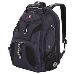 SwissGear SA1923 Noir Satin TSA Friendly ScanSmart Laptop Backpack - Fits Most 15 Inch Laptops and Tablets