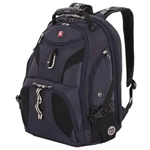 SwissGear SA1923 Noir Satin TSA Friendly ScanSmart Laptop Backpack - Fits Most 15 Inch Laptops and Tablets