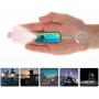 Mini Flashlight Keychain with Micro USB Rechargeable Tiny Flashlight,150 Lumen USB Rechargeable Small Pocket LED Torch Flashlight