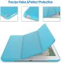 JETech Case for iPad Air 2 (Not for iPad Air 1st Edition), Smart Cover Auto Wake/Sleep, Blue