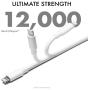 iPhone Charger 10 ft Ultimate Apple Certified Lightning Cable for iPhone iPad Airpods, USB-A